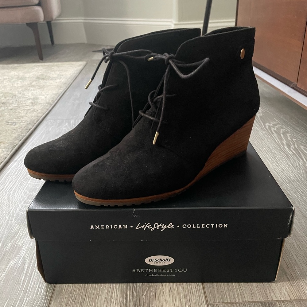 Dr. Scholl's Conquer Wedge Bootie W10 [LIKE NEW]